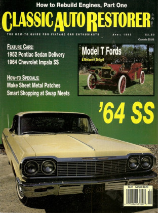 CLASSIC AUTO RESTORER 1993 APR - 52 PONTIAC DELIVERY, 64 IMPALA SS, MODEL T